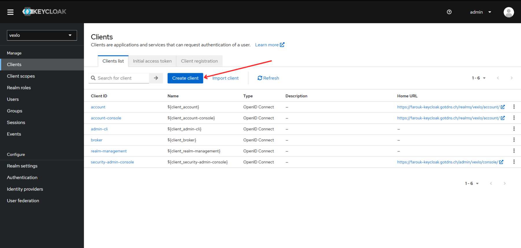 Create Client